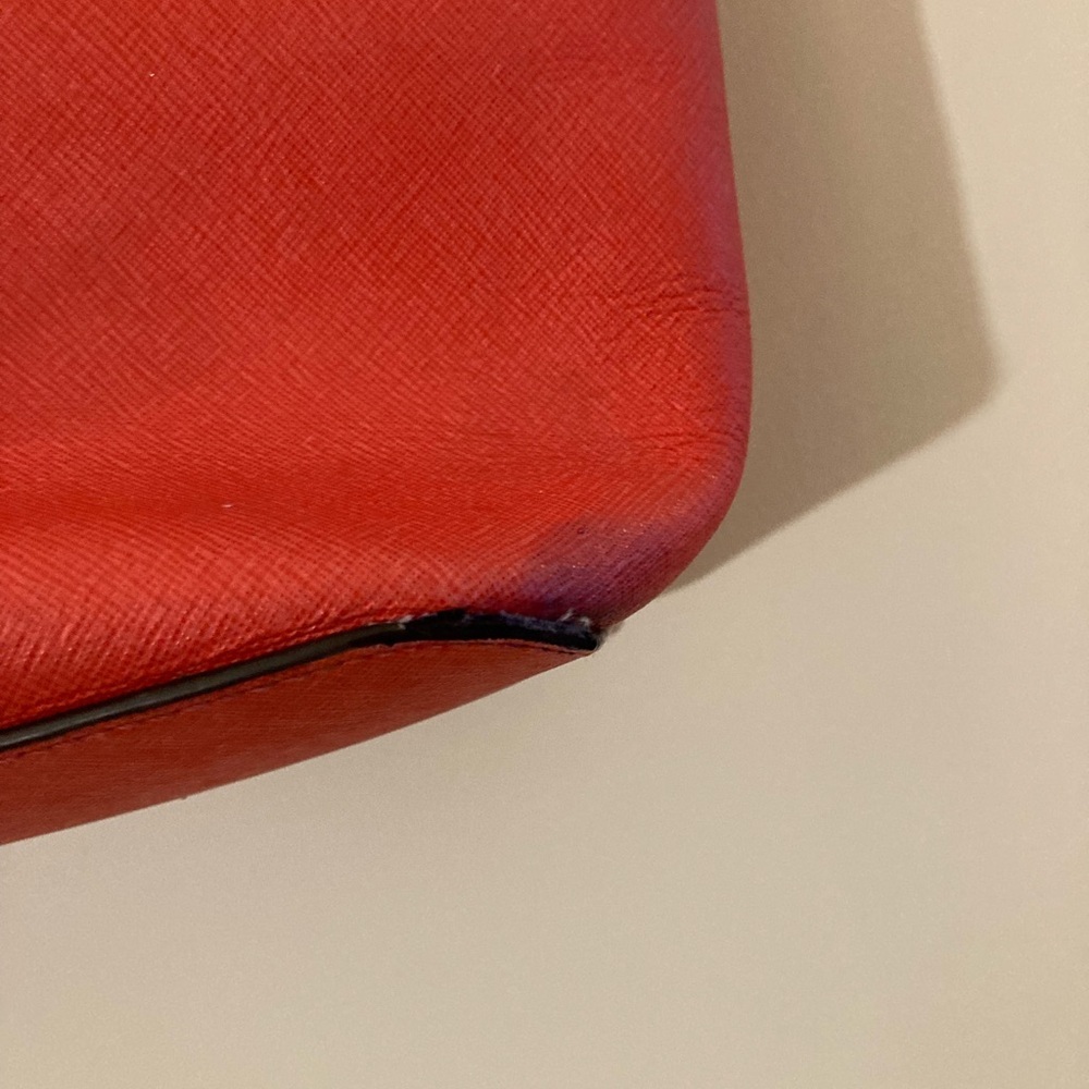 MICHAEL KORS BEAUTIFUL LARGE CANVAS TOTE SHOULDERBAG MK  burnt orange  COLOR - Picture 7 of 14